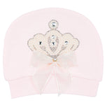 Jeweled Crown Layette Gift Set for Baby Girls: 3 Pieces LILAX