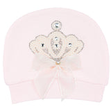 Jeweled Crown Layette Gift Set for Baby Girls: 3 Pieces LILAX