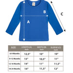 Baby Girls' Basic Long Sleeve Round Neck T-Shirt / 12 to 24 Months