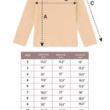 Girls' Solid Cotton Shirt Basic Long Sleeve Turtleneck T-Shirt / 5 to 8 Years LILAX