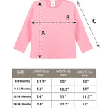 Baby Girls' Basic Long Sleeve Round Neck T-Shirt / 6 to 12 Months LILAX