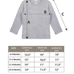 Baby Girls' Basic Long Sleeve Round Neck T-Shirt / 12 to 24 Months