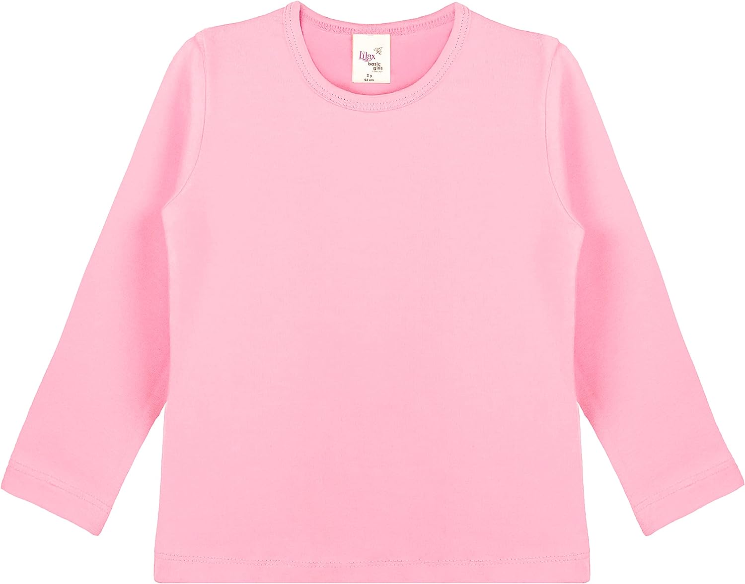 Girls cotton solid basic crewneck t-shirt and leggings set; perfect for baby girl clothes & christmas gift ideas