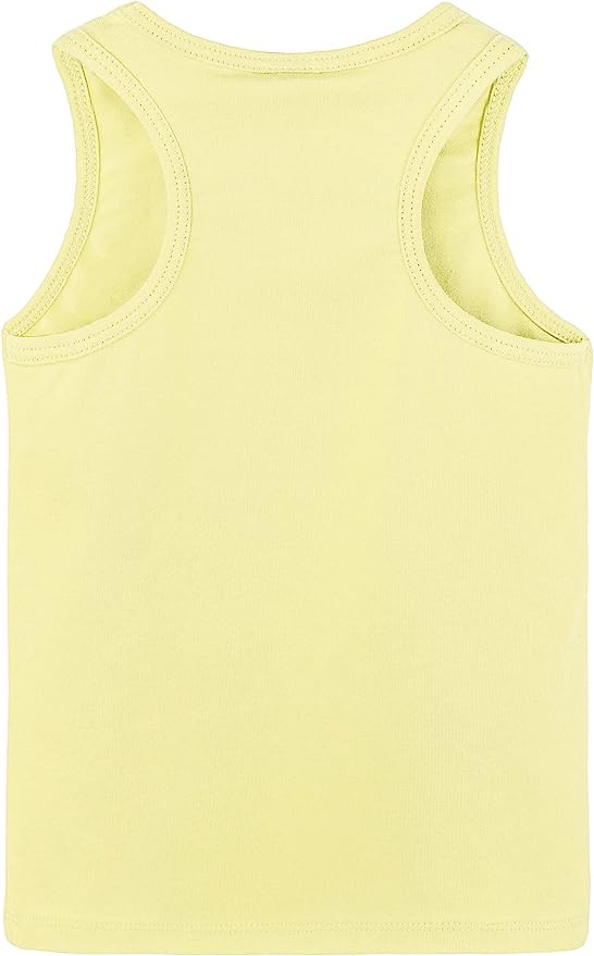 Girls' Soft Solid Cotton Blend Racerback Tank Top / 11-12 Years LILAX