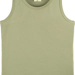 Girls' Soft Solid Cotton Blend Racerback Tank Top / 11-12 Years LILAX