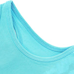 Girls' Soft Solid Cotton Blend Racerback Tank Top / 11-12 Years LILAX