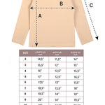 Girls cotton basic solid mockneck t-shirt; best for baby girl clothes & christmas gift ideas