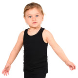 Girls' Soft Solid Cotton Blend Racerback Tank Top / 11-12 Years