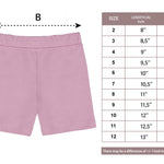 Basic Short for Gymnastics or Under Skirts Solid Soft Dance 10 to 12 Years LILAX