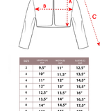 Girls Cozy Crewneck Bolero Cardigan