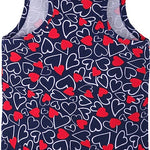 Girls' Soft Solid Cotton Blend Racerback Tank Top / 11-12 Years LILAX