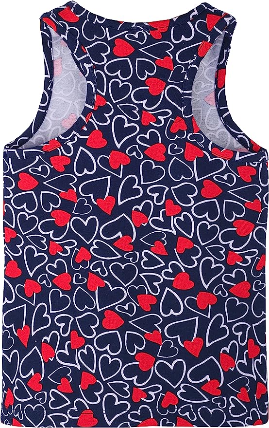 Girls' Soft Solid Cotton Blend Racerback Tank Top / 11-12 Years LILAX