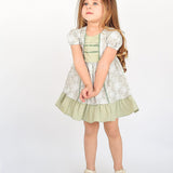 Little Girls' Short Sleeve Dress - Toddler Party Dress LILAX