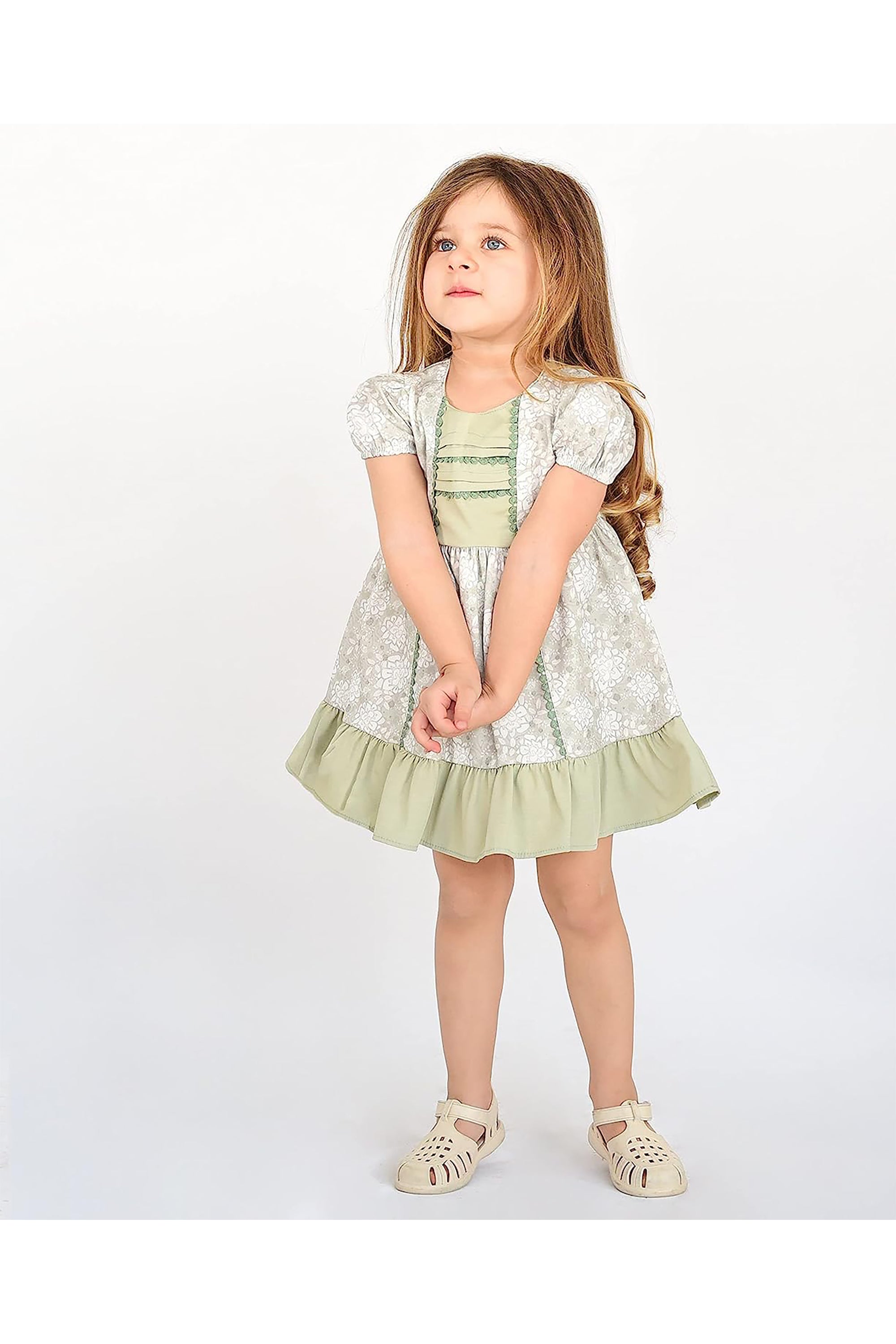 Little Girls' Short Sleeve Dress - Toddler Party Dress LILAX