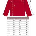 Girls' Solid Cotton Shirt Basic Long Sleeve Turtleneck T-Shirt / 9 to 12 Years LILAX