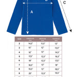 Girls' Solid Cotton Shirt Basic Long Sleeve Turtleneck T-Shirt / 9 to 12 Years LILAX