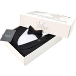 Little & Youth Boys Formal Suit Set Slim Fit Vest, White Dress Shirt, Dress Pants and Bowtie 4 Piece LILAX