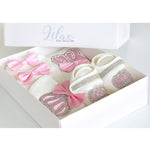 Baby Girls' Layette Set 4 Piece Gift Set for Newborns LILAX