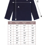 Girls' Solid Cotton Shirt Basic Long Sleeve Turtleneck T-Shirt / Toddler LILAX