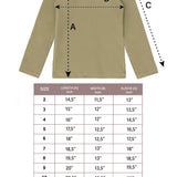 Girls' Solid Cotton Shirt Basic Long Sleeve Turtleneck T-Shirt / 9 to 12 Years LILAX