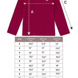 Girls' Solid Cotton Shirt Basic Long Sleeve Turtleneck T-Shirt / Toddler LILAX