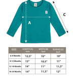 Baby Girls' Basic Long Sleeve Round Neck T-Shirt / 6 to 12 Months LILAX