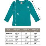 Baby Girls' Basic Long Sleeve Round Neck T-Shirt / 12 to 24 Months