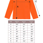 Girls' Solid Cotton Shirt Basic Long Sleeve Turtleneck T-Shirt / 9 to 12 Years LILAX