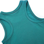 Girls' Soft Solid Cotton Blend Racerback Tank Top / 11-12 Years LILAX