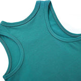 Girls' Soft Solid Cotton Blend Racerback Tank Top / 11-12 Years LILAX