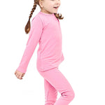 Long Sleeve Shirts and Leggings Set-T lilax