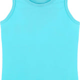 Girls' Soft Solid Cotton Blend Racerback Tank Top / 11-12 Years LILAX