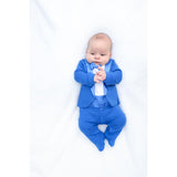 Baby Boy Footie Tuxedo Outfit with Bow Tie for Christmas Holidays - The Perfect Gentleman Look