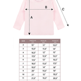 Little Girls Cotton Long Sleeve Basic Crewneck T-Shirt