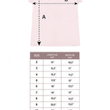 Girls' Basic Cotton T-Shirt  Short Puff Sleeve Crewneck / 8 to 10 LILAX