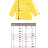 Toddler Cotton Long Sleeve Basic Crewneck T-Shirt