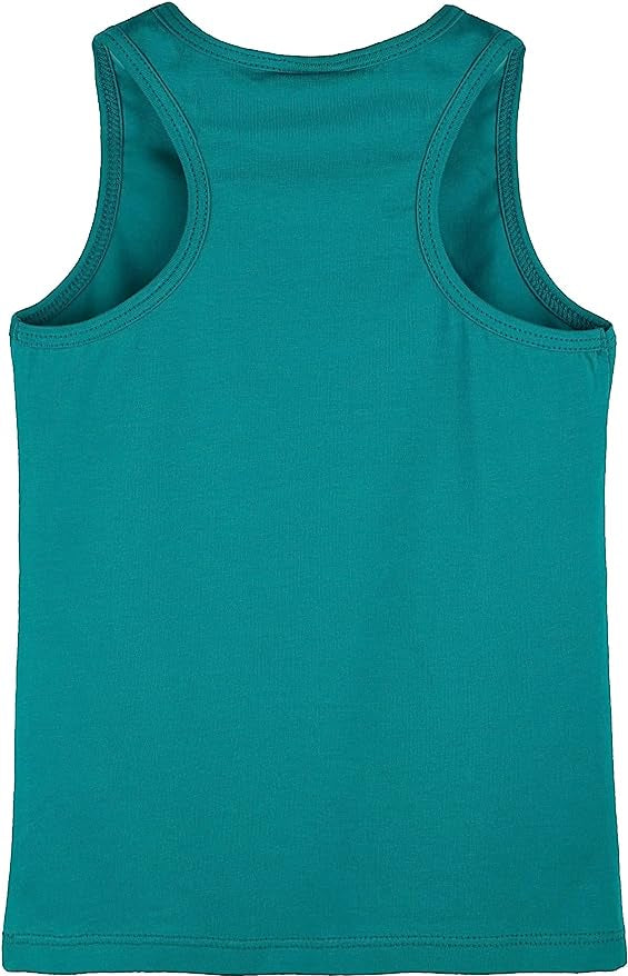 Girls' Soft Solid Cotton Blend Racerback Tank Top / 11-12 Years LILAX