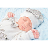 Crown Jewels Layette 3-Piece Gift Set for Newborn Baby Boys LILAX