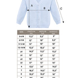 Classic Knit V-Neck Cardigan Sweater for Baby & Toddler Boys with Long Sleeves OZAK TRIKO (MUSTAFA CENGIZ OZBOZ )