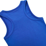 Girls' Soft Solid Cotton Blend Racerback Tank Top / 11-12 Years LILAX