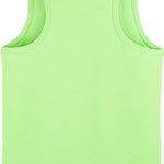 Girls' Soft Solid Cotton Blend Racerback Tank Top / 11-12 Years LILAX