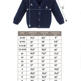 Toddler and Little Boys Cardigan Long Sleeve V-Neck Classic Knit School Sweater