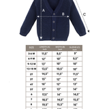 Boys Classic Knit V-Neck Cardigan Sweater