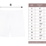 Girls cotton basic solid short; best for baby girl clothes & christmas gift ideas