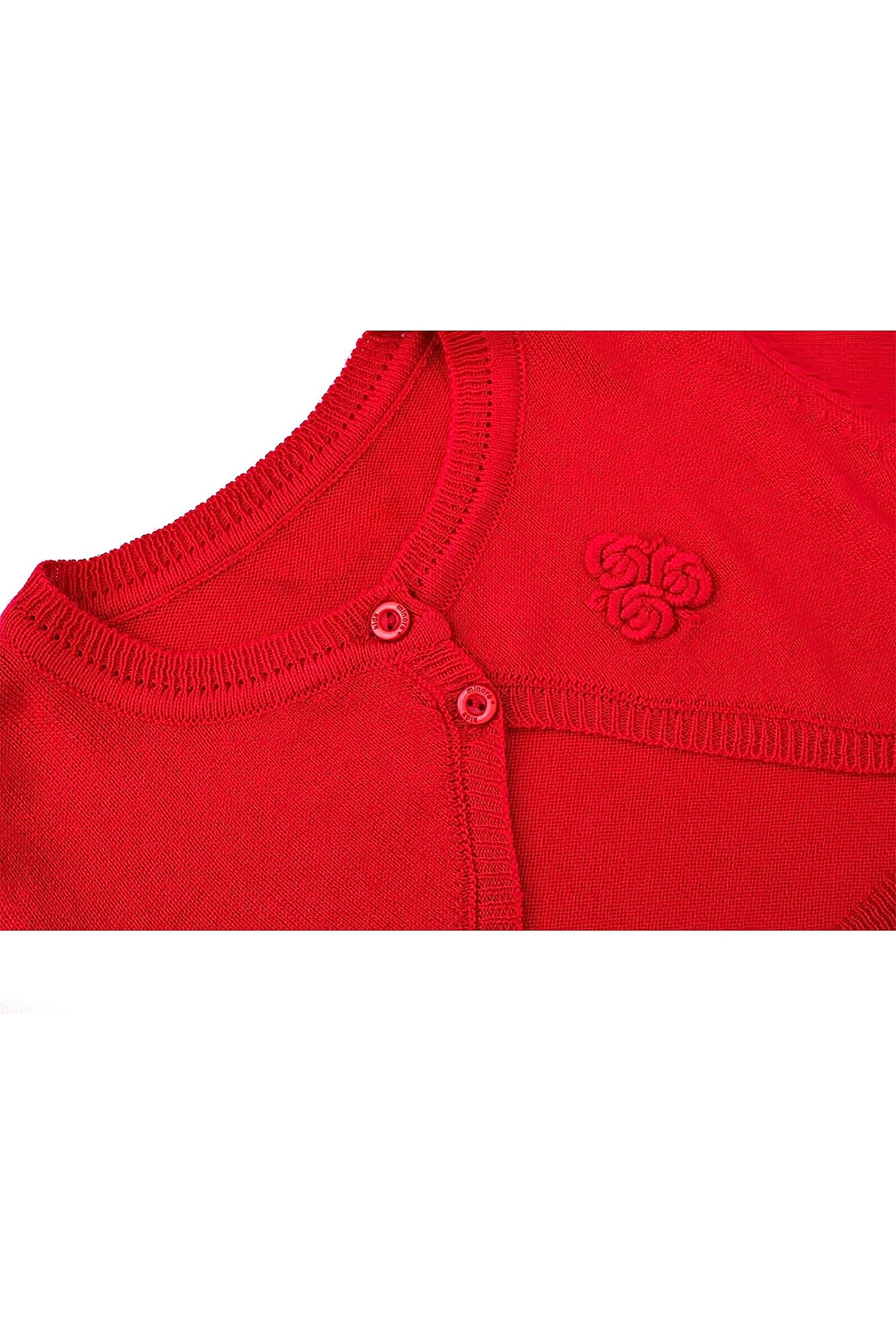 Baby Girls' Button-Up Cardigan Shrug - Long Sleeve Bolero Sweater LILAX