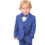 Boys Formal Suit Dresswear 5 Piece Suit Set LILAX