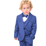 Boys Formal Suit Dresswear 5 Piece Suit Set LILAX