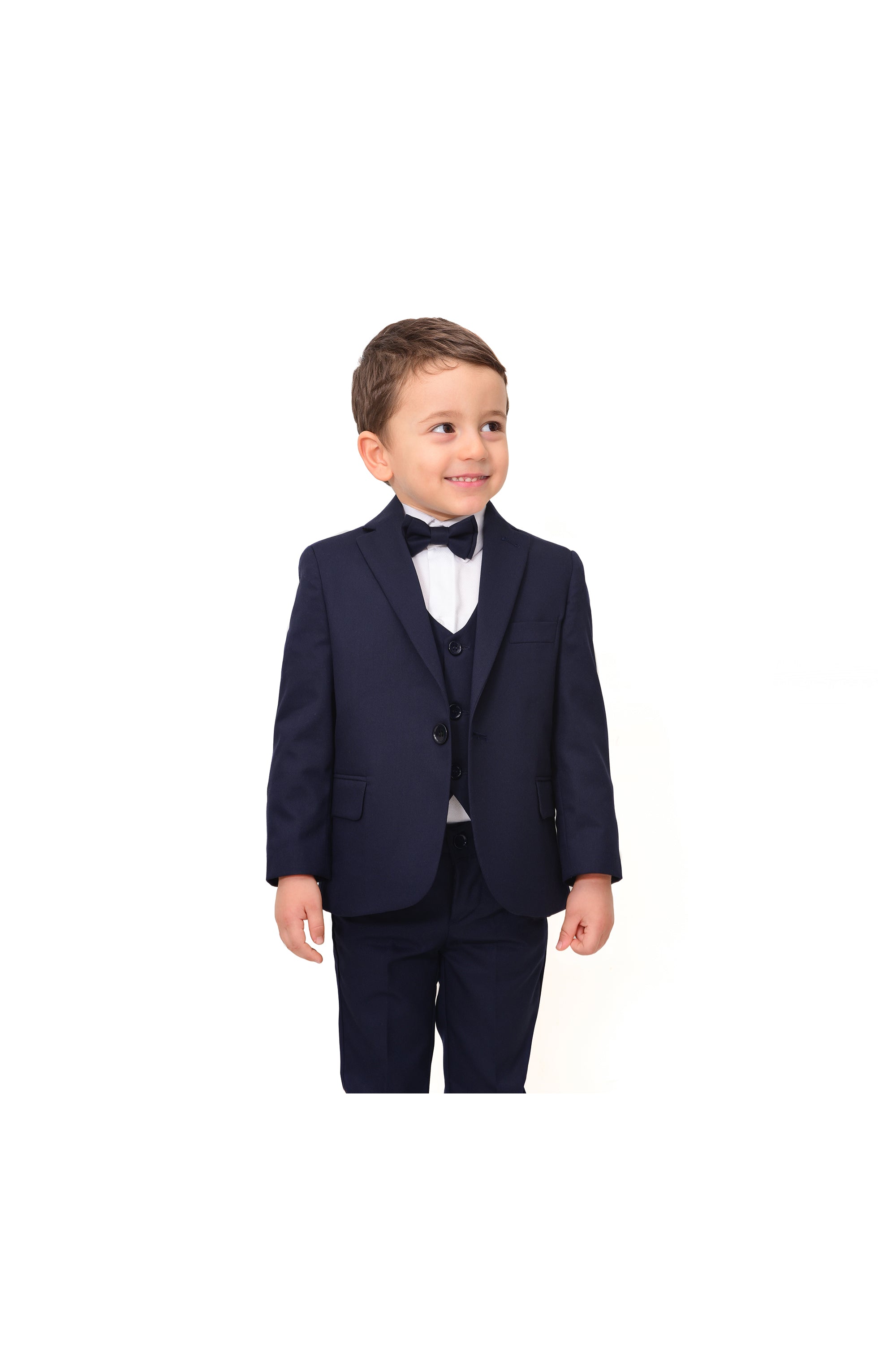 Boys Formal Suit Dresswear 5 Piece Suit Set LILAX