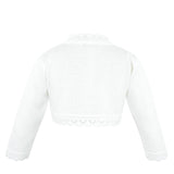 Baby Girls' Bolero Shrug Knit Long Sleeve Button Closure Cardigan LILAX