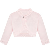 Baby Girls' Bolero Shrug Knit Long Sleeve Button Closure Cardigan